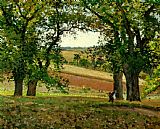 Camille Pissarro The Chestnut Trees at Osny painting